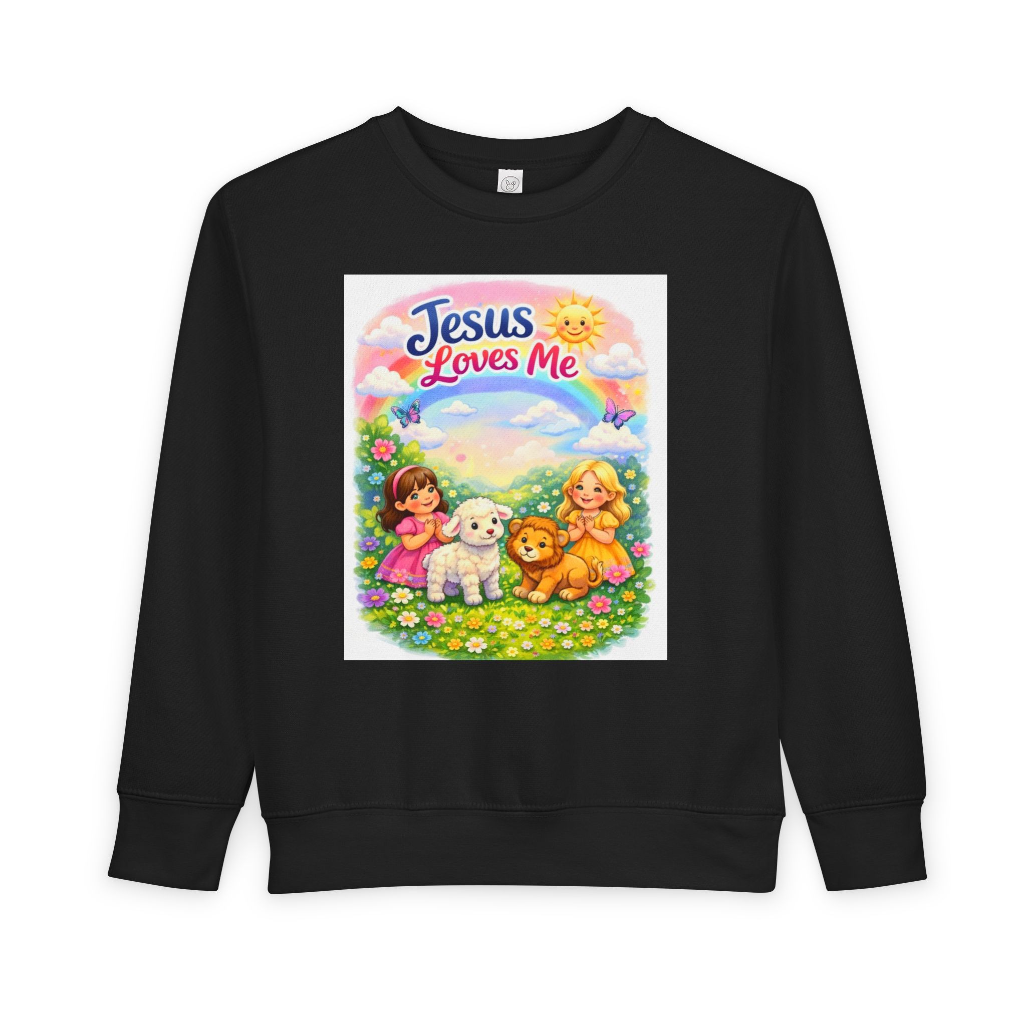 little girls sweatshirt "jesus loves me" & "child of god" little girls sweatshirt "jesus loves me" & "child of god"