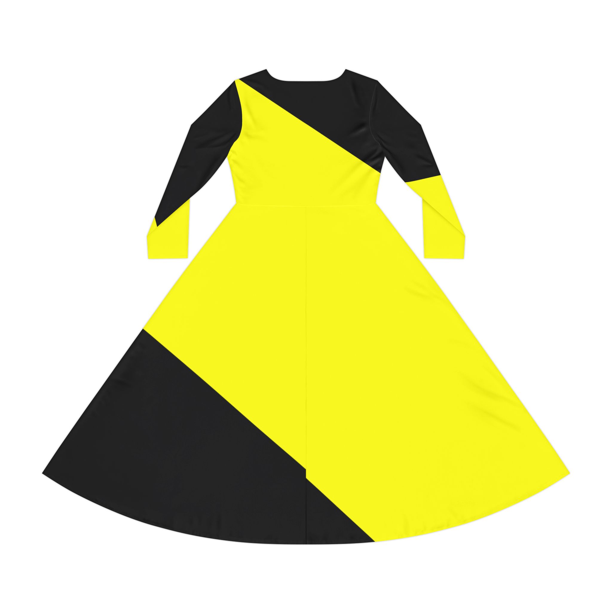 yellow & black long sleeve dress yellow & black long sleeve dress