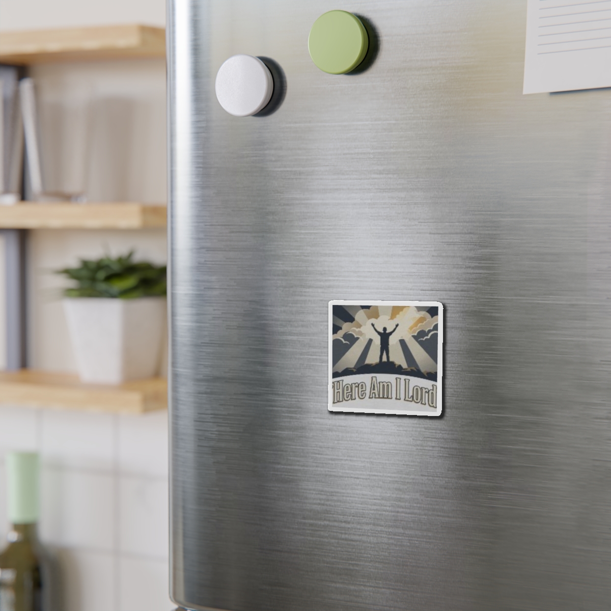 "here am i lord" refrigerator magnet "here am i lord" refrigerator magnet
