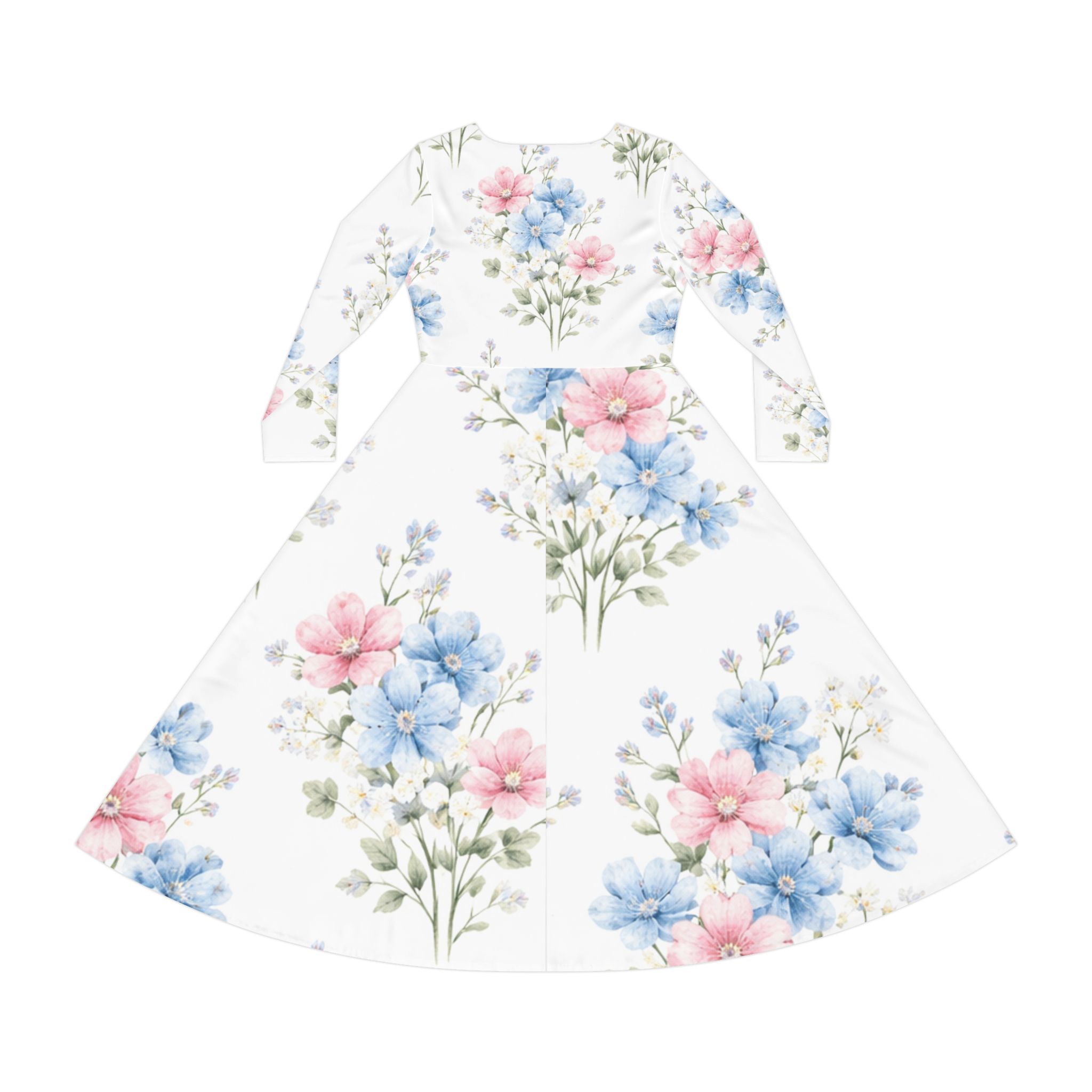 women's long sleeve dance dress (aop) women's long sleeve dance dress (aop)