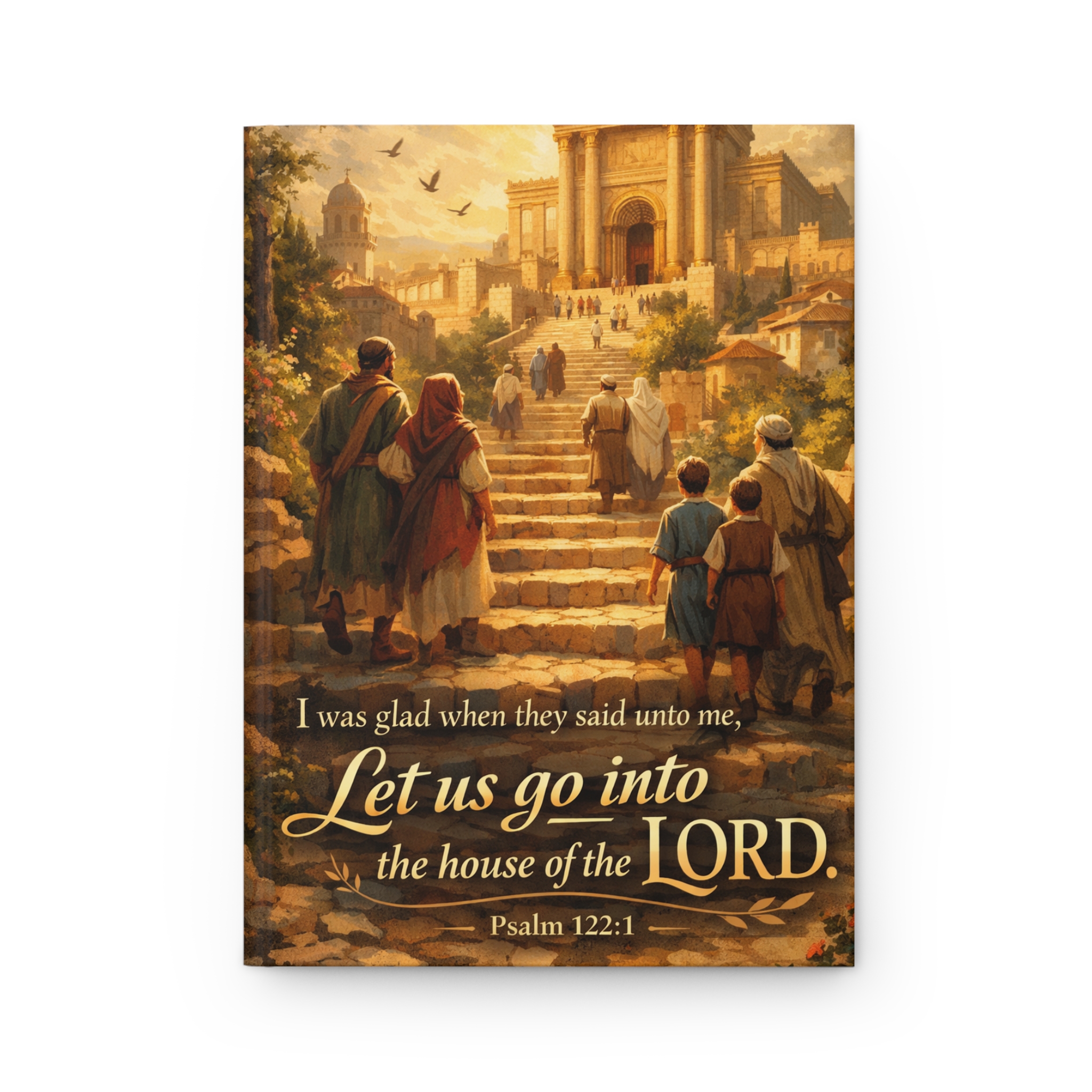 hard cover journal psalms 122:1 hard cover journal psalms 122:1