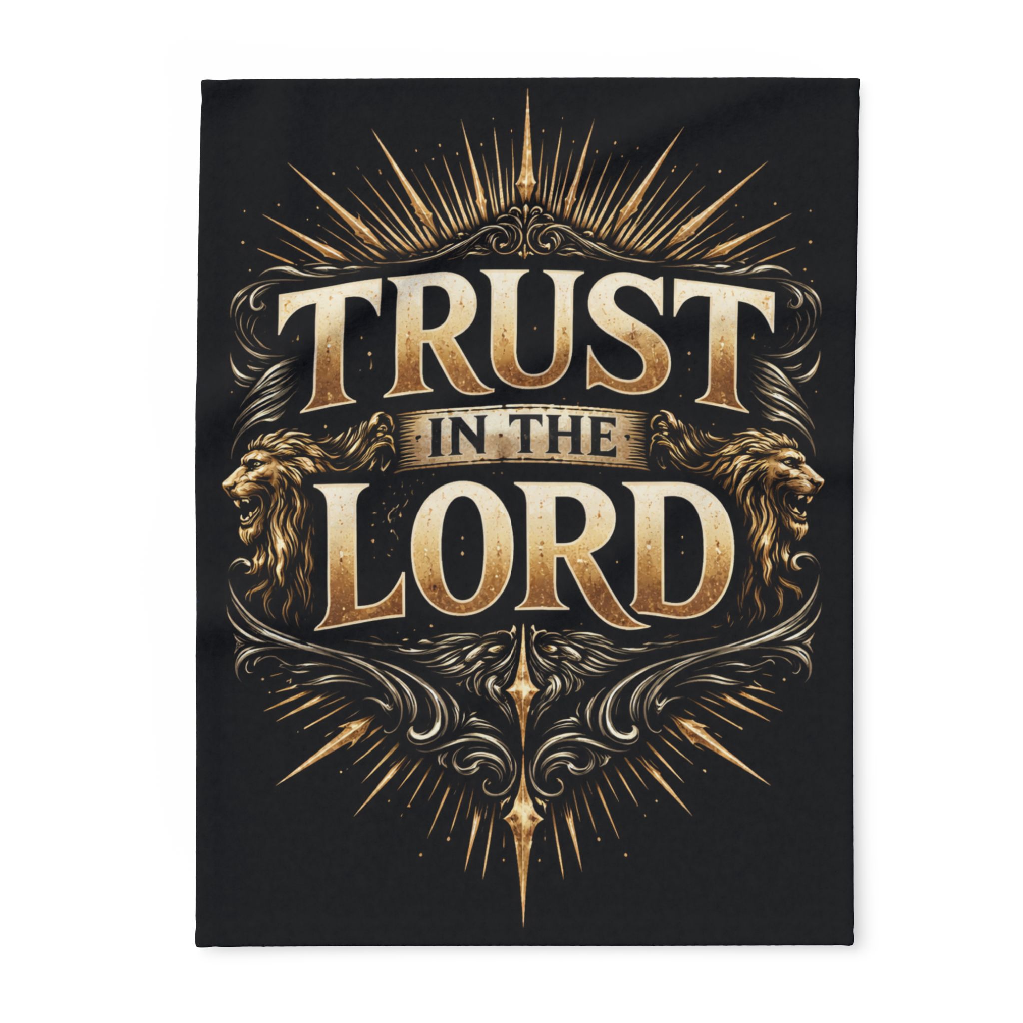 trust in the lord arctic fleece blanket trust in the lord arctic fleece blanket