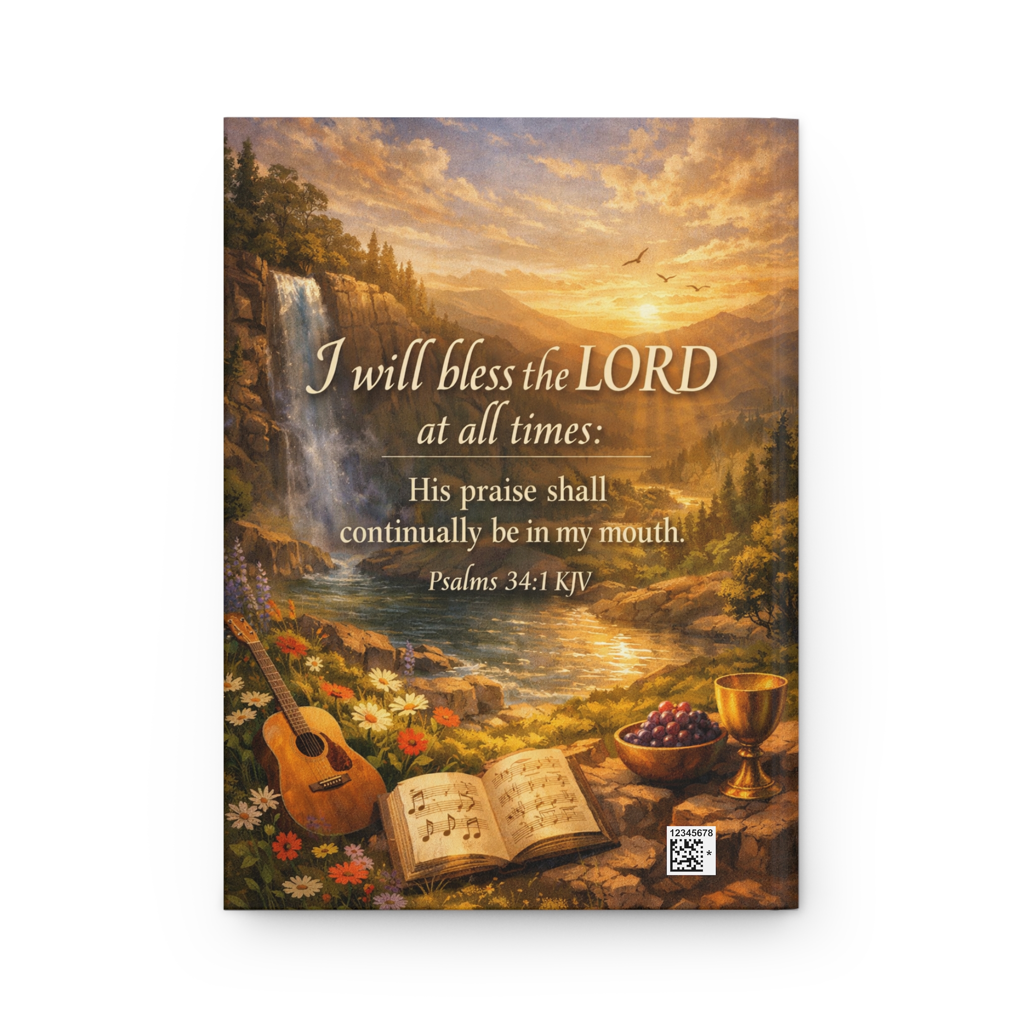 hard cover journal psalms 122:1 hard cover journal psalms 122:1